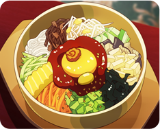 음식 일러스트:비빔밥